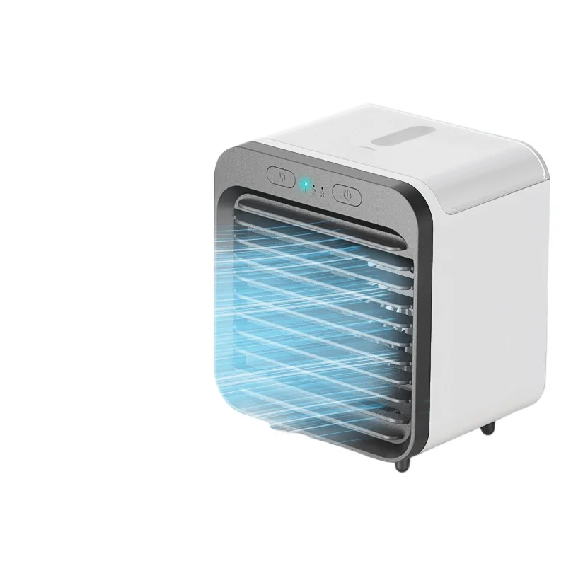 

Портативный USB-перезаряжаемый воздухоохладитель — мини-вентилятор переменного тока 3-в-1 с 7-цветным светодиодом, аккумулятор емкостью 4000 мАч для дома/офиса/кемпинга