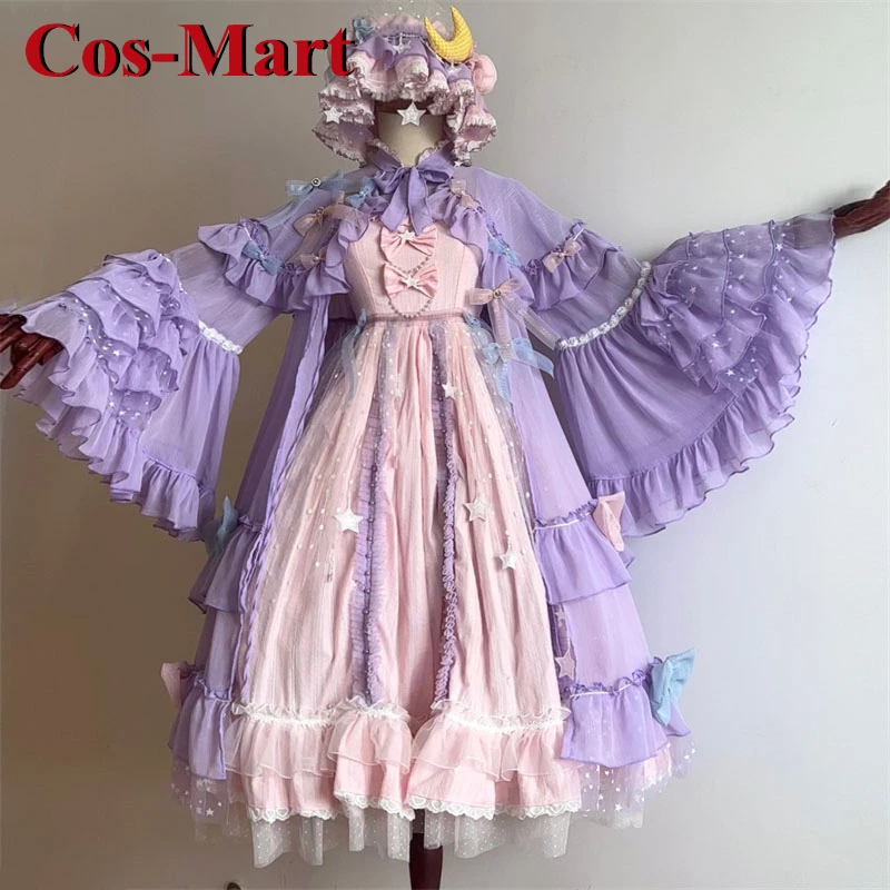 

Cos-Mart Game Touhou Project Patchouli Knowledge Cosplay Costume Gorgeous Sweet Formal Dress Activity Party Role Play Clothing