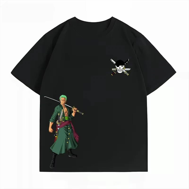 ONE PIECE White Beard Edward·Newgate Printed T-shirt Men's and Women's T-shirt Men's Top Sports T-shirt Men's T-shirt Harajuku