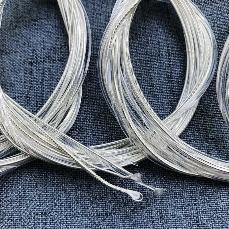 Wholesale 6pcs Guitar Strings Nylon Silver Strings Set for Classical Classic Guitar 1M 1-6 E B G D A E # Factory Direct Sales