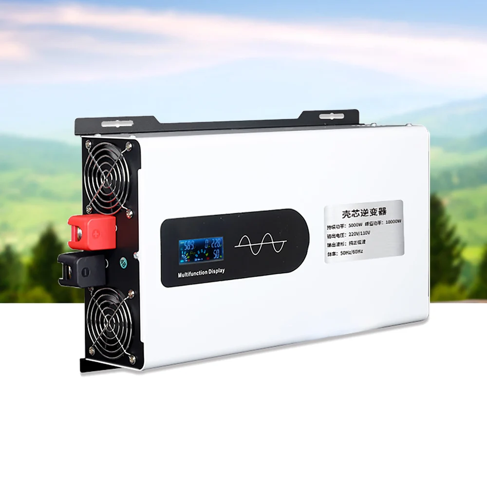 Hot Sale 5000W 4000W Pure Sine Wave Inverter 12V 24V 48V To 220V Power Inverter For Solar/Home/Industrial Use