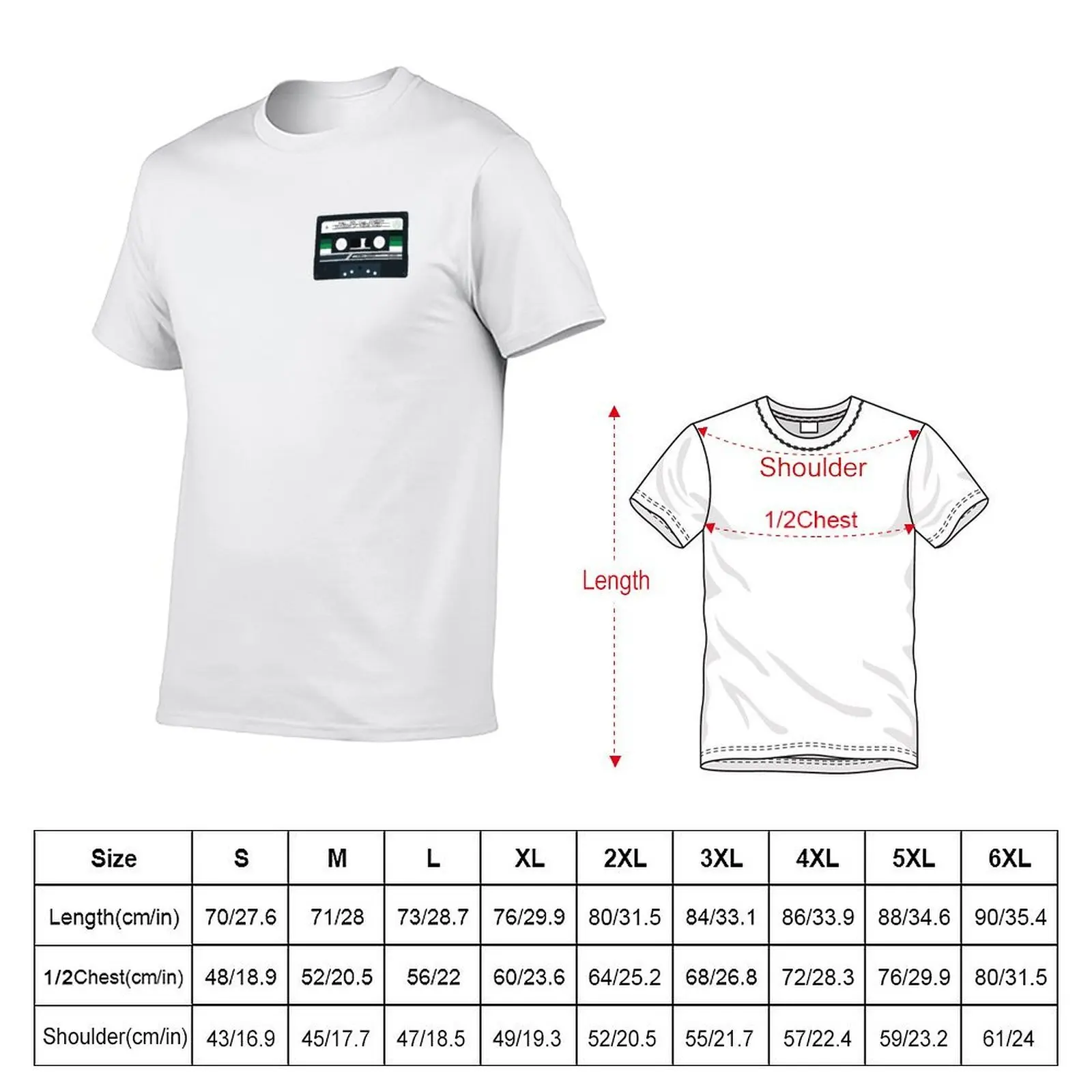 MAG 001 - Statement of Nathan Watts - Cassette T-Shirt customs oversized mens vintage t shirts