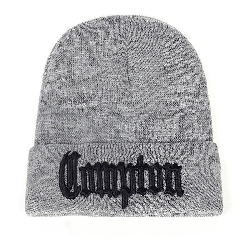 Modna zachodnia plaża gangsta nwa compton zimowa ciepła moda czapka czapka czapka z dzianiny Hip hop gorros czapka z dzianiny