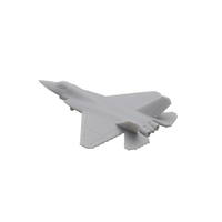 10PCS Shipborne Fighter Jets J-35 Model Opening Wing Uncolored Military Plane Toys for Children Adults 1/2000 1500 700 400 350