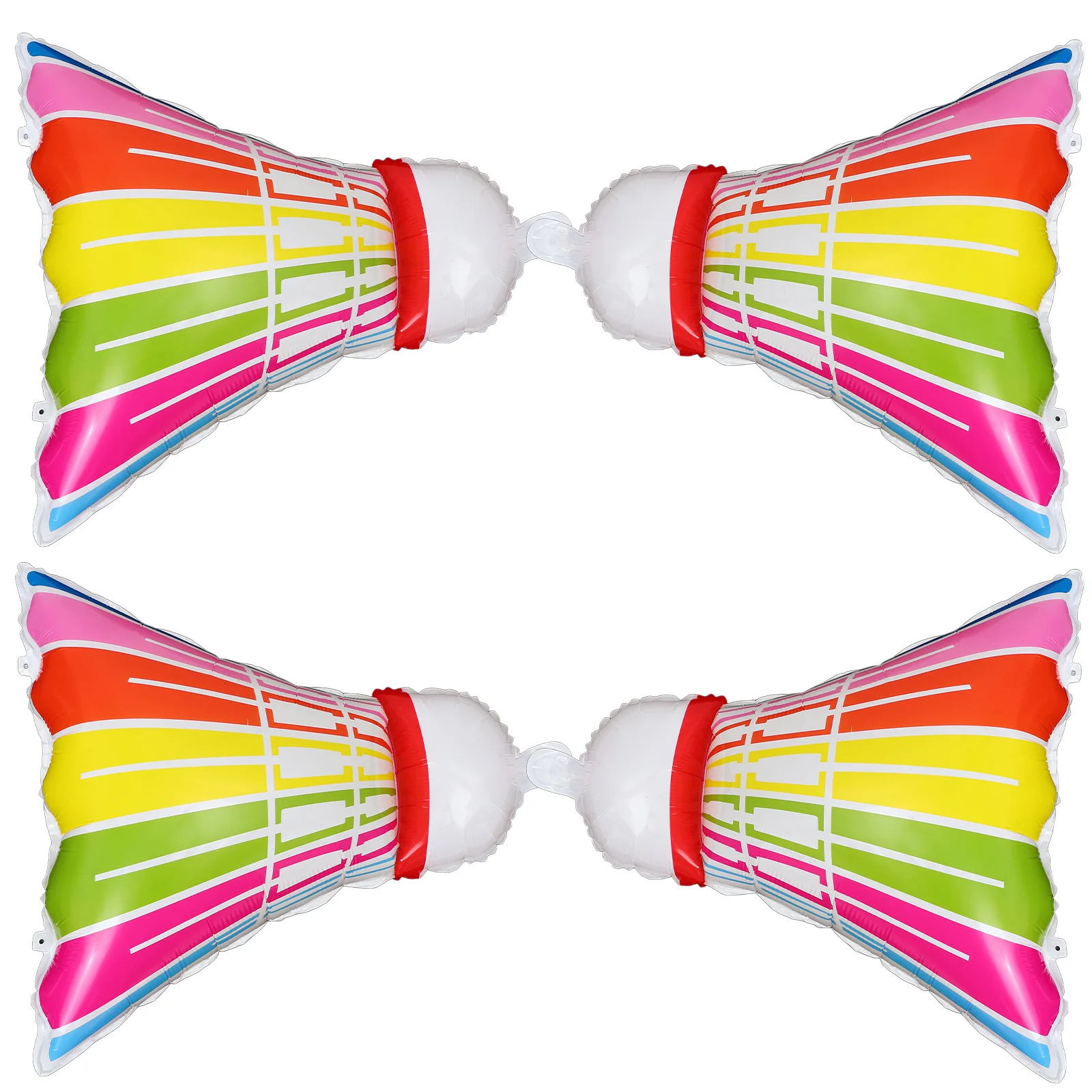 

4pcs Badminton Shaped Balloons Party Decorations For Birthday Wedding Balloon Decor Badminton Inflatable Party