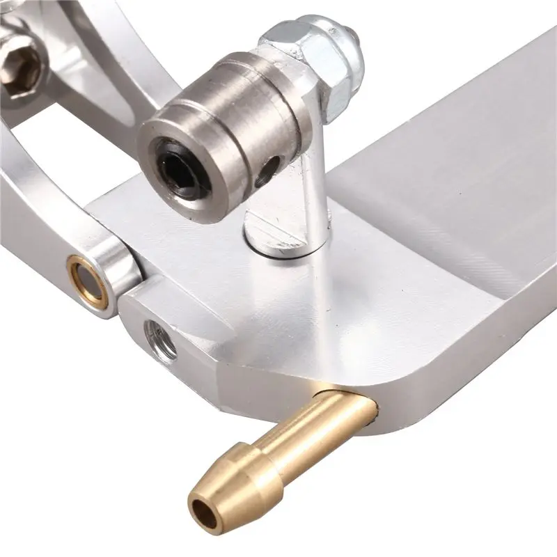 X18A-3PC barco rc liga de alumínio absorvente de água leme 52mm leme de direção para barcos rc de controle remoto peças cnc