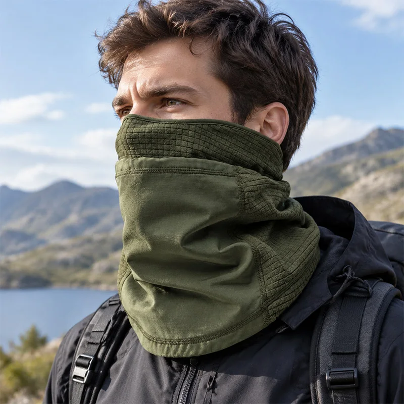 Windproof Face Mask Winter Fleece Neck Warmer Ear Muffs Cycling Ski Breathable Thermal Outdoor Unisex Balaclava Scarf Face Mask