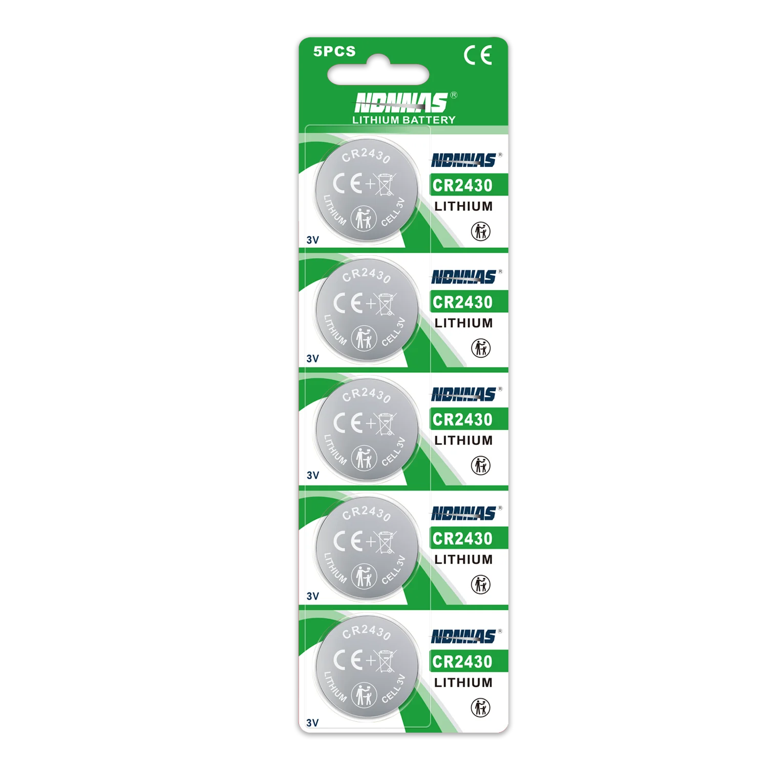 CR2430 3V Lithium Coin Button Cell Battery 50-100Pcs Replacement For Watch Key Fob Remote Control Calculator Small Electronic