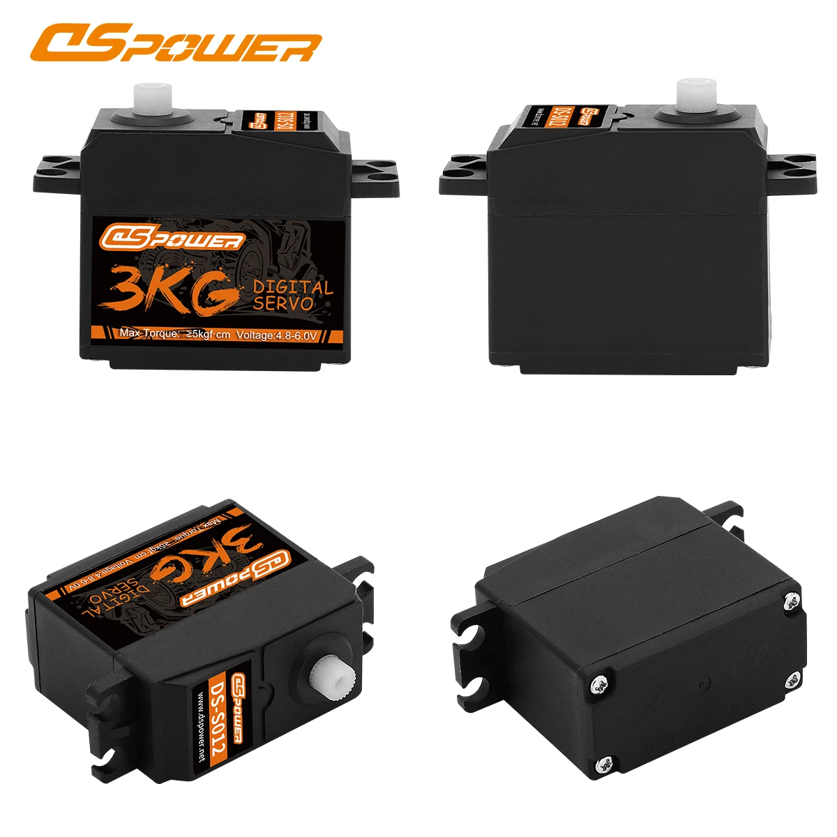 DSpower 3 كجم البلاستيك والعتاد الأساسية موتور أجهزة صغيرة رقمية 4.8 ~ 6.0 فولت ل RC سيارة طائرة مروحية لعبة بدون طيار قارب روبوت Wltoys محوري