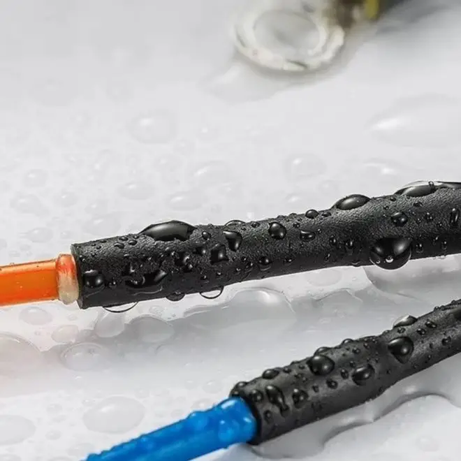 400 Piece Marine Heat Shrink Tubing Kit Featuring Linked Material and Heat Activated Glue for Cable Protection