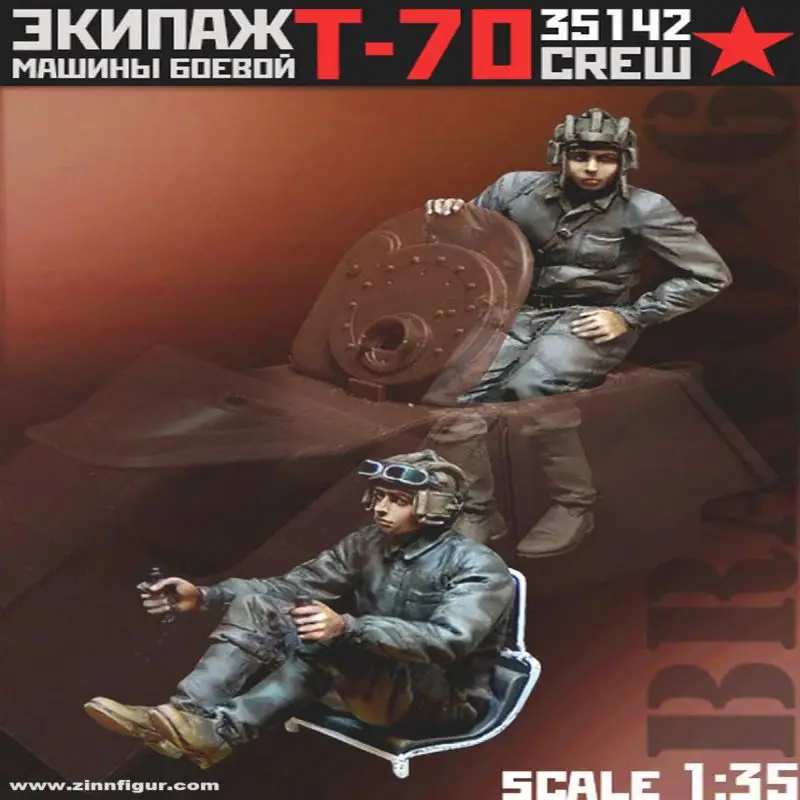 1/35 Scale Doll Model Kit - Military Theme - Two Soldiers - Unassembled and Unpainted - 127RCJ