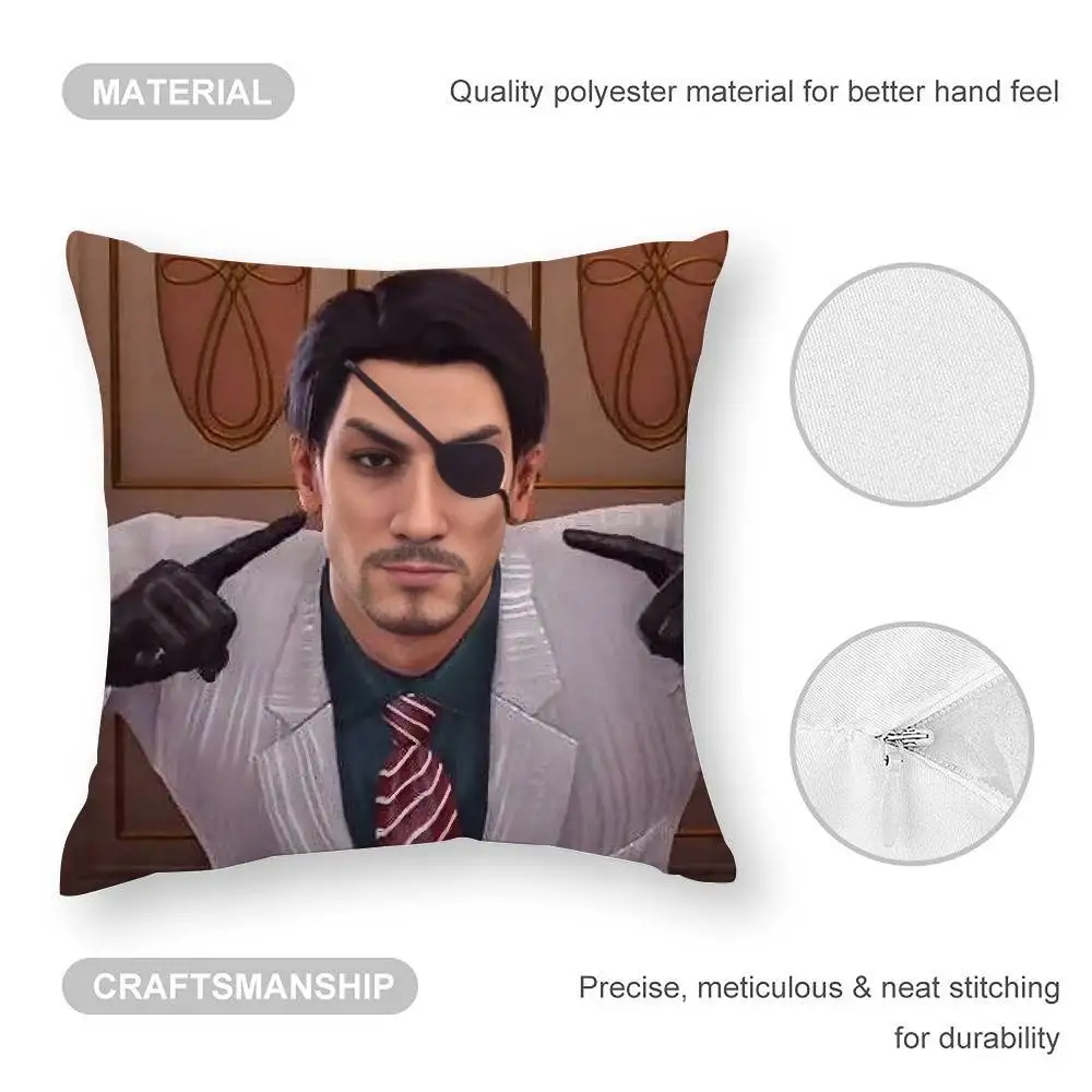 الحب G-Goro Majima Y-Yakuza كيس وسادة ثلاثية الأبعاد طباعة ألياف البوليستر 40*40 سنتيمتر أريكة المنزل رمي الديكور مهرجان هدية