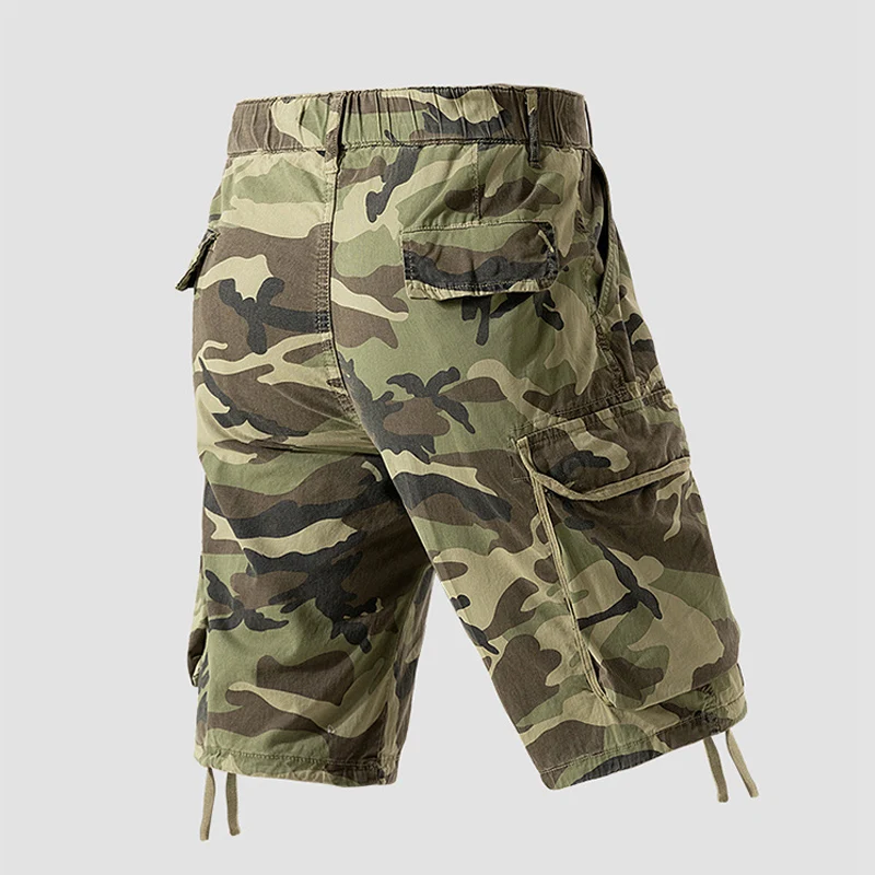 New Summer Men Cargo Camouflage Shorts Mens Cotton Beach Multi Pocket Shorts Man Spring Casual Joggers Shorts Male Dropshipping - Image 2
