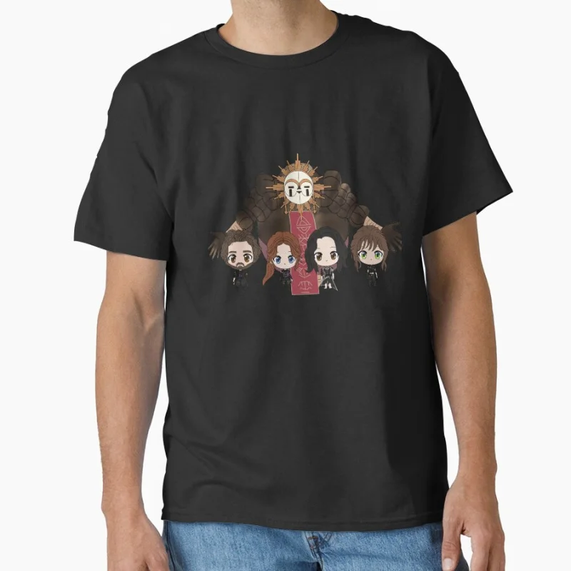 

Chibi Lune 2025 Retro Sci Fi RPG Game Clair Obscur: Expedition 33 Gift clothing Adult T-shirt large size Tops S-6xl