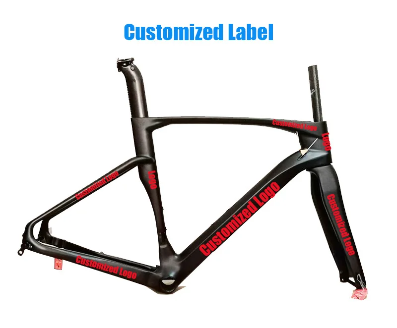 Bike Sticker PVC Bicycle Frame Fork Wheelset Name Customized Color Change Waterproof Sticker