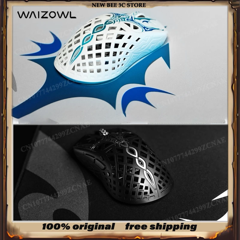 新しい Waizowl TRIAINA ワイヤレスゲーミングマウス 49 グラム超軽量