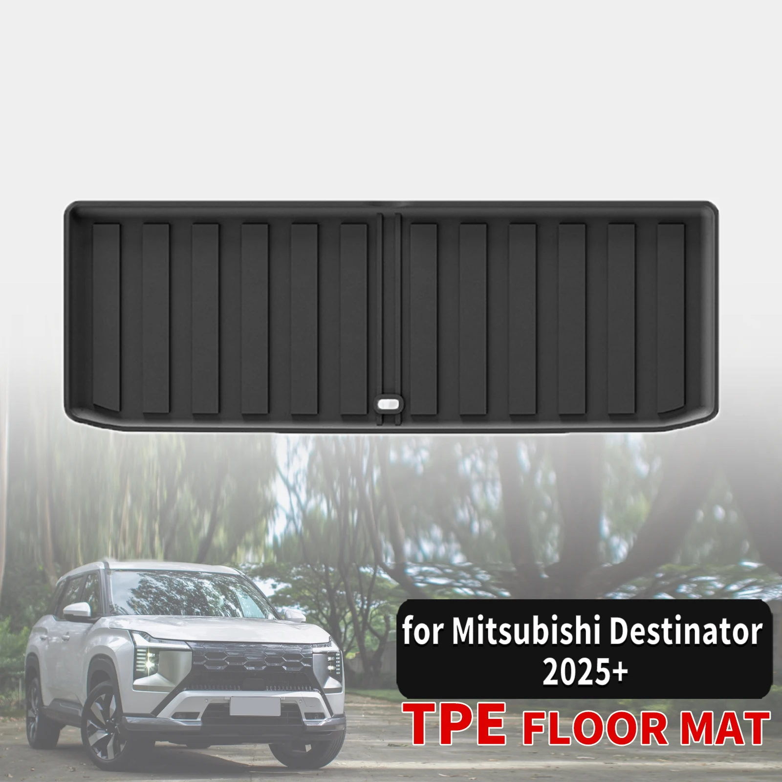 для Mitsubishi Destinator 2025 2026 2027 LHD/RHD Роскошный экологичный коврик для багажника из ТПЭ, без запаха, нетоксичный, индивидуально подогнанный, автомобильные аксессуары