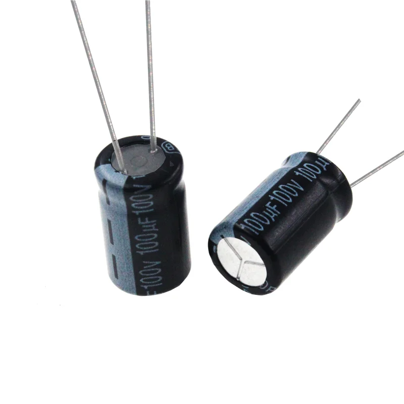 100MFD 10pcs 100uF 100V 100Volt Alumínio 100mf100v 10*16mm Radial Capacitor Eletrolítico 100uf100v 100v100mf 100v100uf