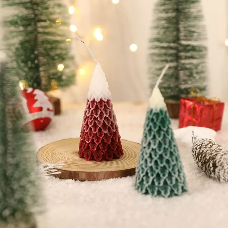 Christmas Tree Scented Candles Creative Handmade Christmas Atmosphere Scented Candles