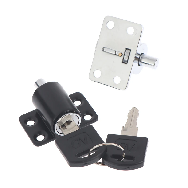 **2 Keys 1 Set Sliding Door Window Locks With Baby Child Safety Protection Door Security Lock Catches Push-pull Window Limiter