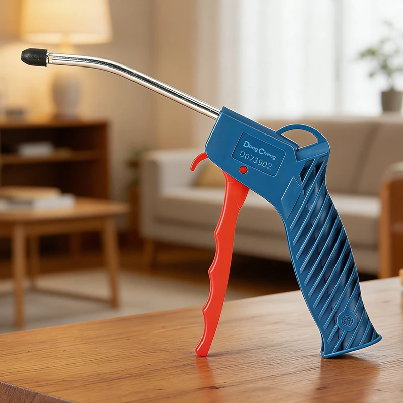 

230mm Square Handle Air Blow Gun Thick Alumina Pipe Anti-Bend Scratch-Free Nozzle Brass Fitting Leak-Proof Dust Cleaner Tool