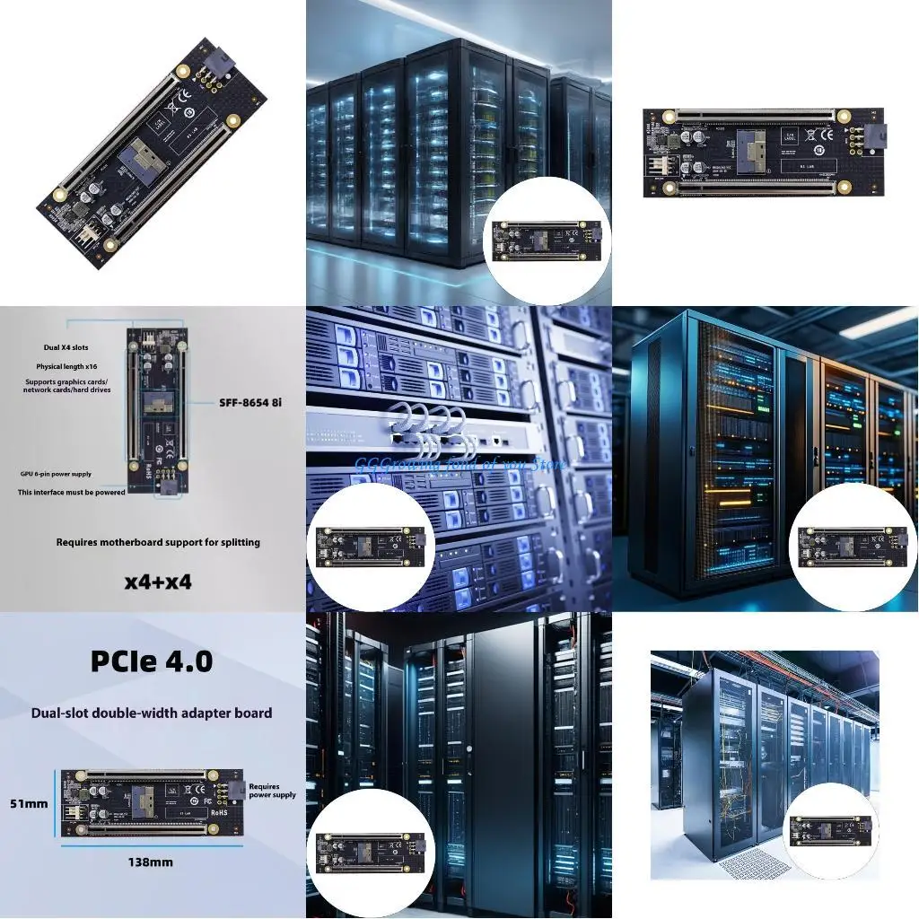 

H9EB Grade PCIe .0 Adapter Requires Motherboard Bifurcation Function Support