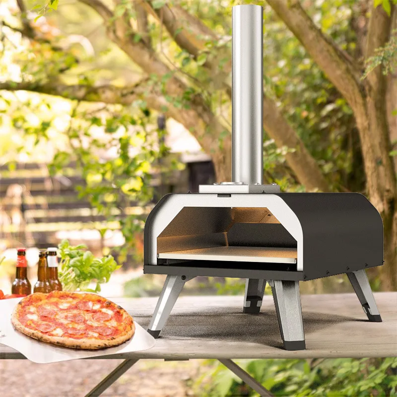 New dual-purpose pellet gas pizza oven foreign trade  outdoor  portable