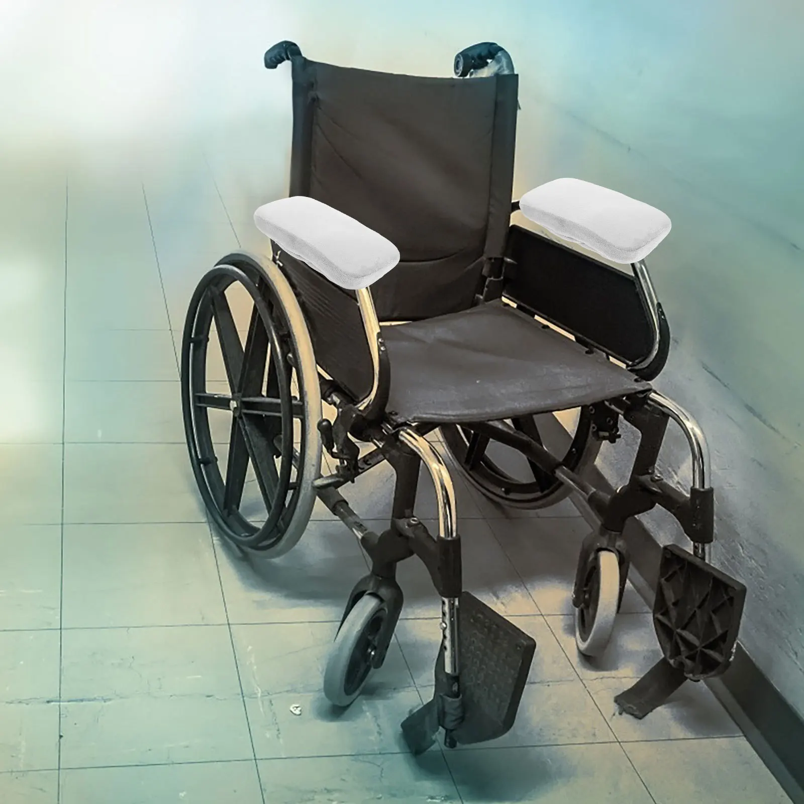 

2Pcs Elbow Armrest Covers for Office Chair Memory Foam Padding Universal Fit Chair Armrest Cushions for Long Sitting Comfort