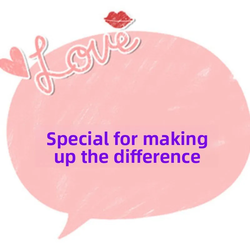 Make up the price difference link