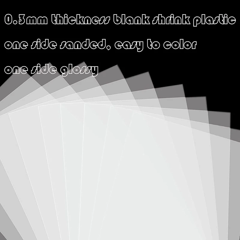 36 قطع يتقلص ورقة من البلاستيك ، يتقلص ورقة Dink ، يتقلص الفيلم ورقة فارغة يتقلص الفن ورقة DIY بها بنفسك الحلي الحرفية