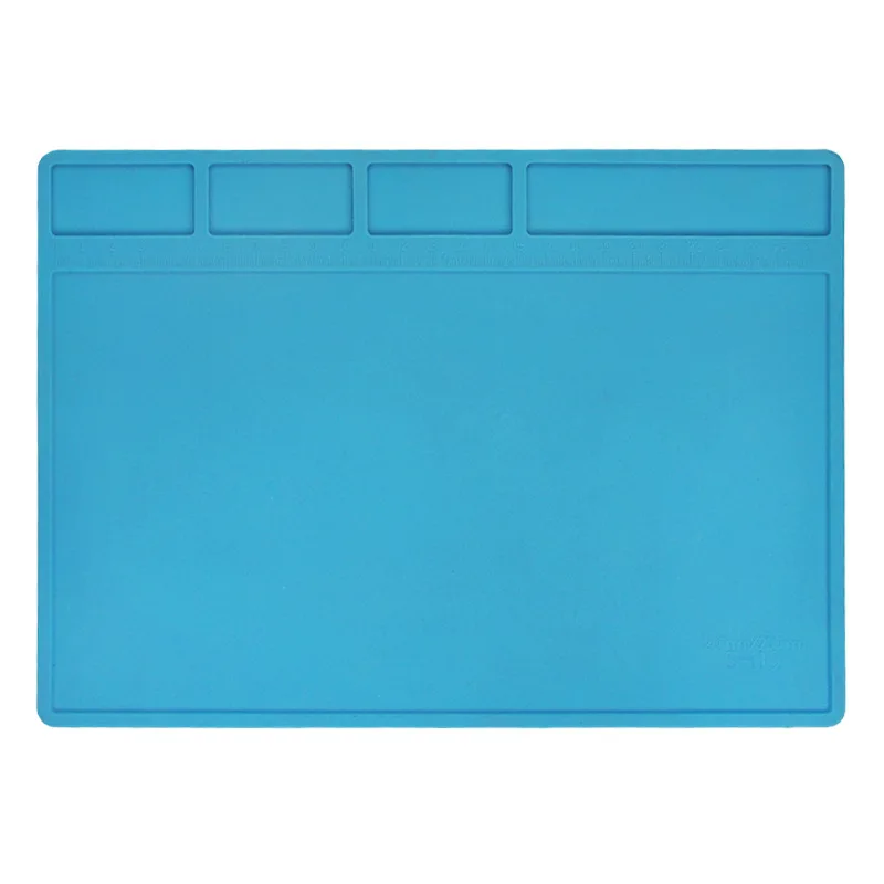 

TE-S110 Mobile Phone Repair Work Mat Silicone Heat Insulation Mat Anti-corrosion High Temperature Resistant Work Mat
