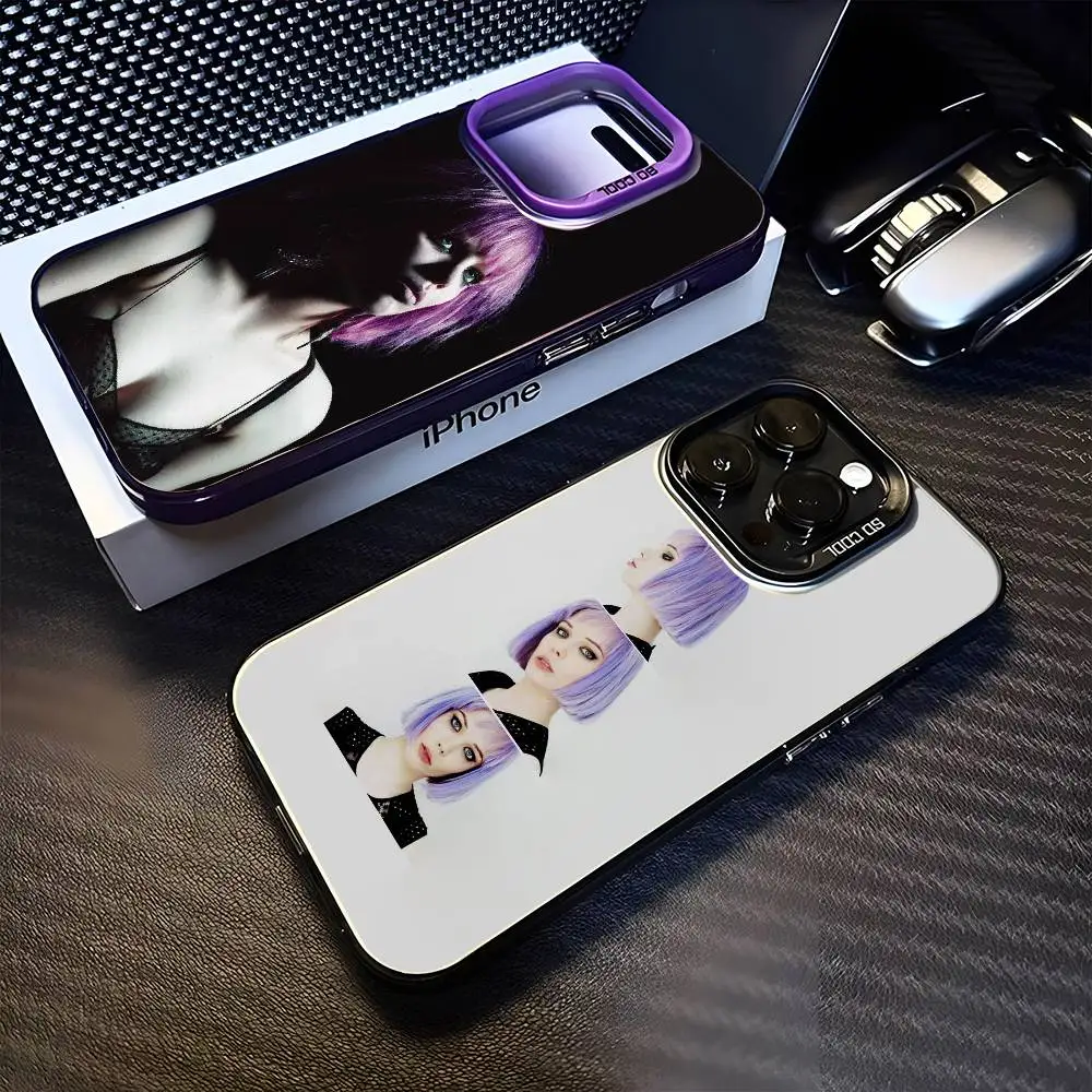 

Crystal castle Phone Case For iPhone 16,15,14,13,12,11,Mini,Pro,MAX Purple Matte Shockproof Cover