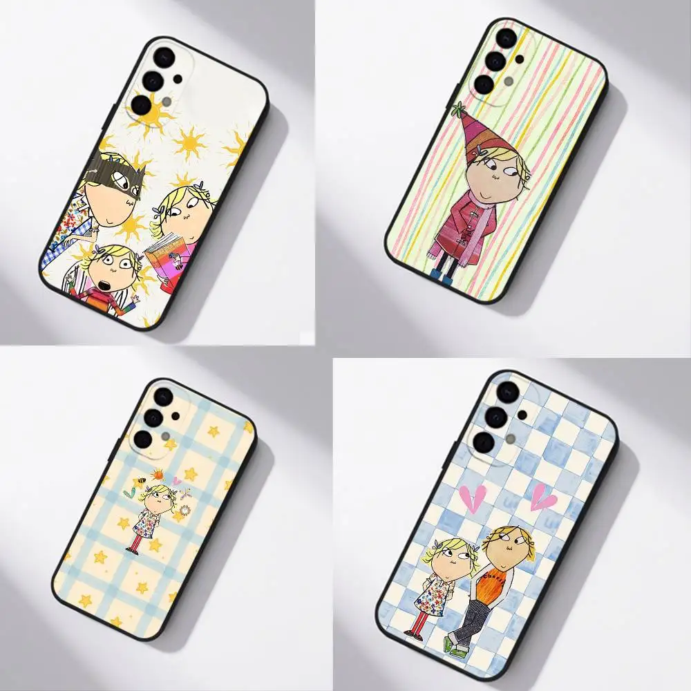 

C-Charlie and L-Lola Phone Case For Samsung S25,S24,S21,S22,S23,S30,Ultra,S20,Plus,Fe,Lite,5G Black Cover