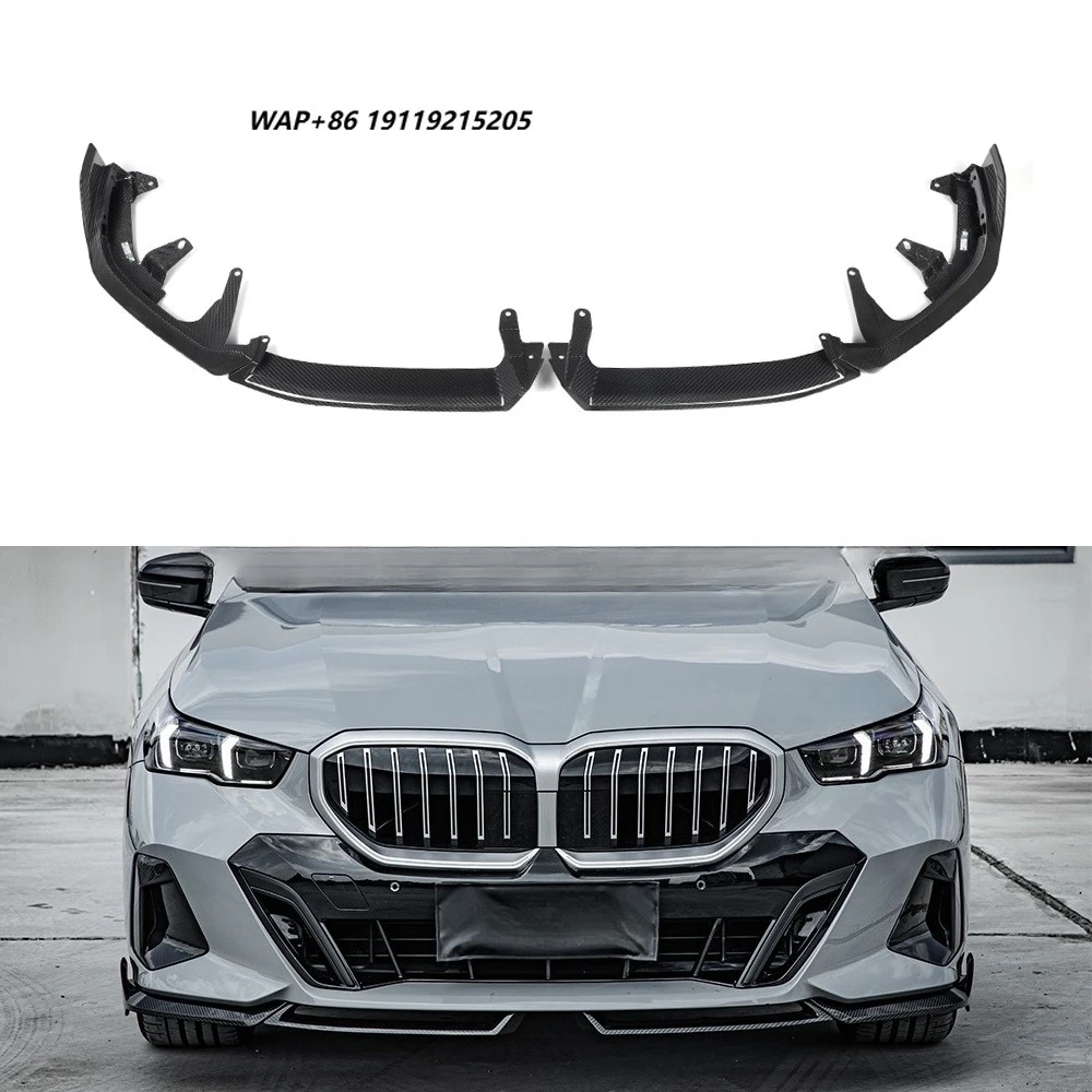MP Style Prepreg Carbon Fiber Front Lip Car Accessories for 5 Series G60 G68 I5 2024+