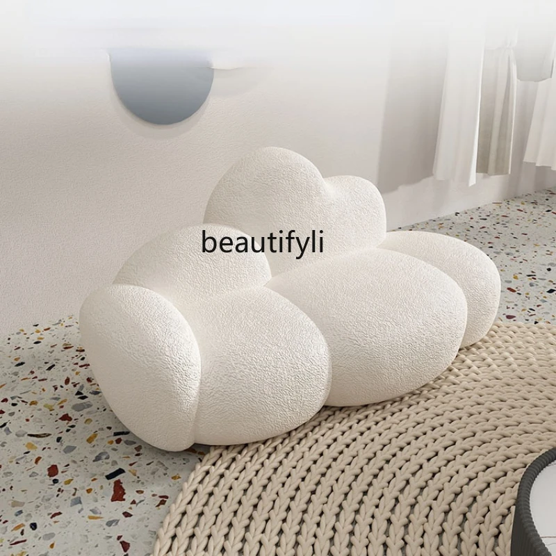 

yj Nordic Beauty Salon Sofa Creative Cloud Shape Simple Clothing Store Nail Salon Reception Shop Sofa