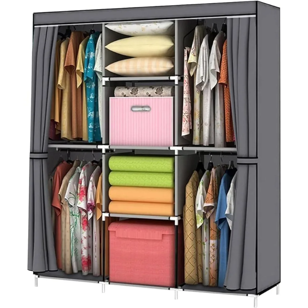 

Wardrobe Storage Closet Clothes Portable Wardrobe Storage Closet Portable Closet Organizer Portable Closets Wardrobe