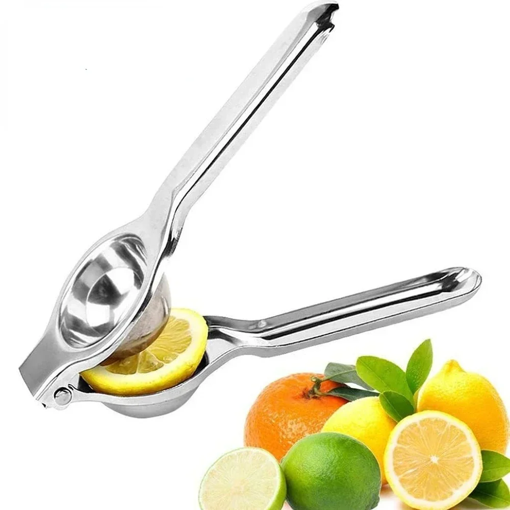 Stainless Steel Lemon Squeezer Hand Manual Juicer Kitchen Tools for Lime Lemon Orange Fruits Juicer Lemon Press Citrus Squeezer