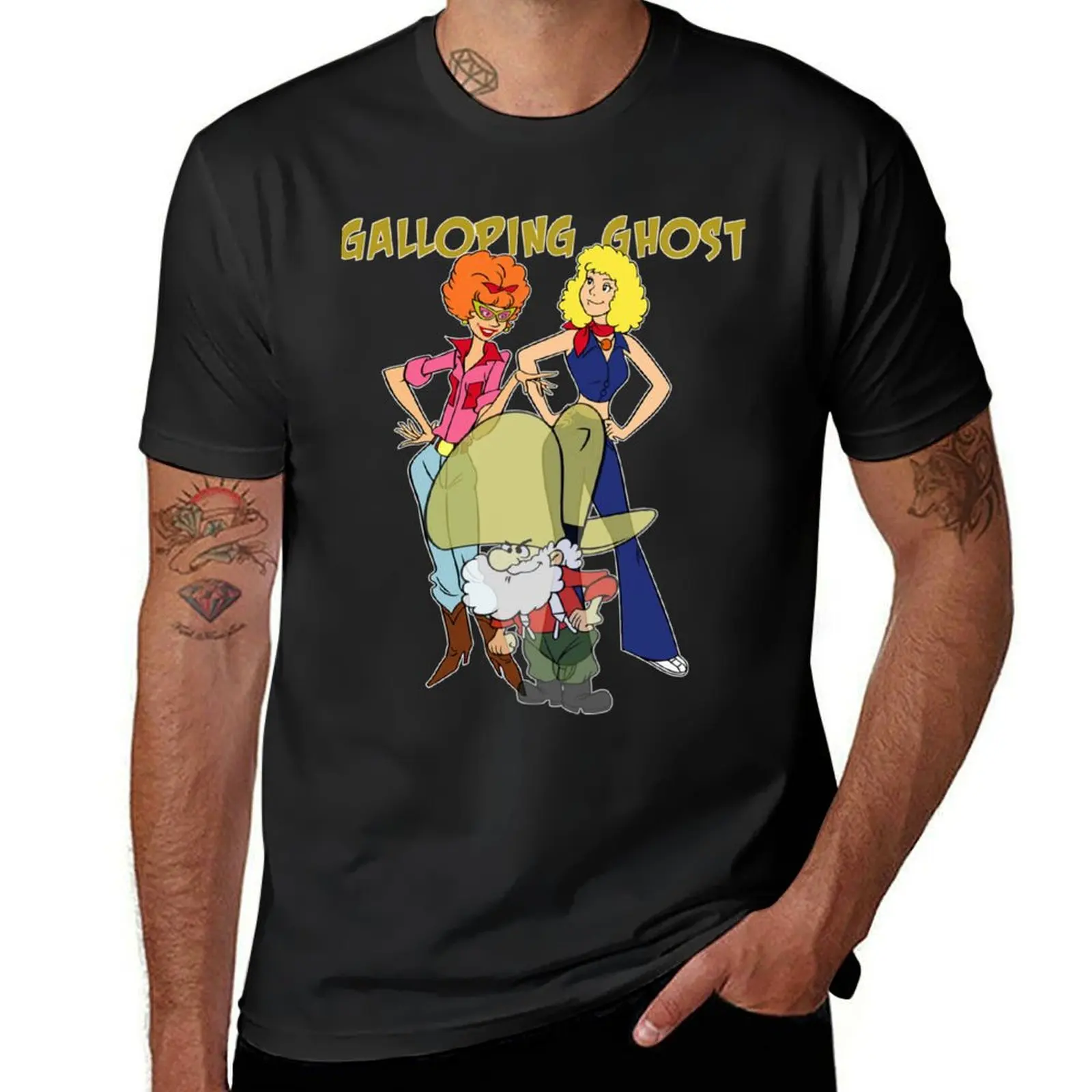 

Galloping Ghost Classic TShirt | Perfect Gift T-Shirt tees for a boy summer top plus sizes Men's t-shirts