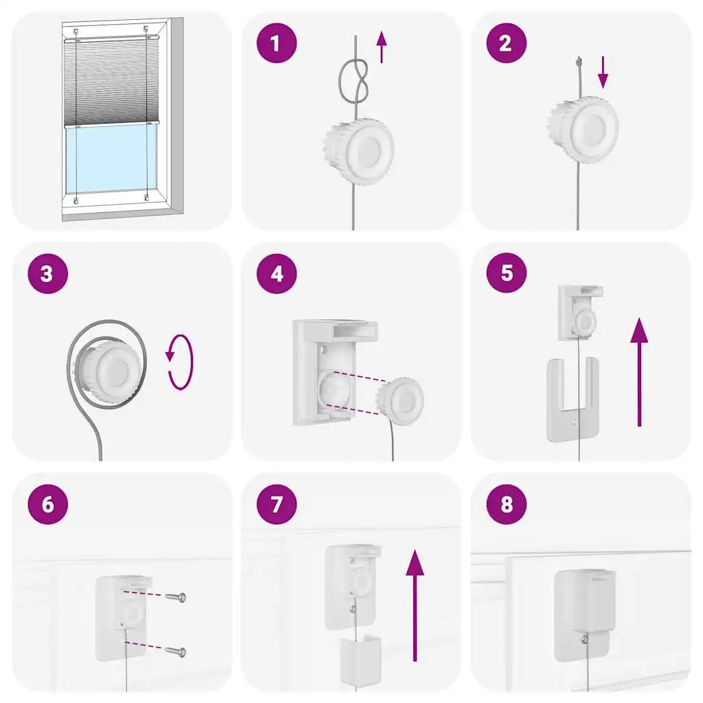 متجر Plissé Noir 110X100 سم كبير Du Tissu 109,4 سم بوليستر #6