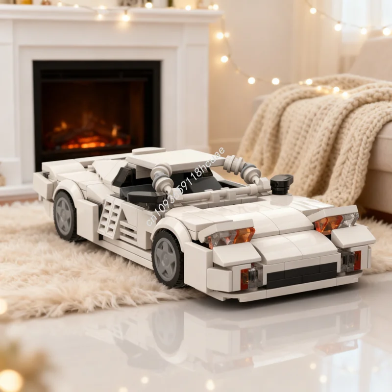 

320pcs MOC F Testarrosa City Champions Model Building Blocks Architecture Creative Christmas Gifts Idea Education Brick Toy Kids