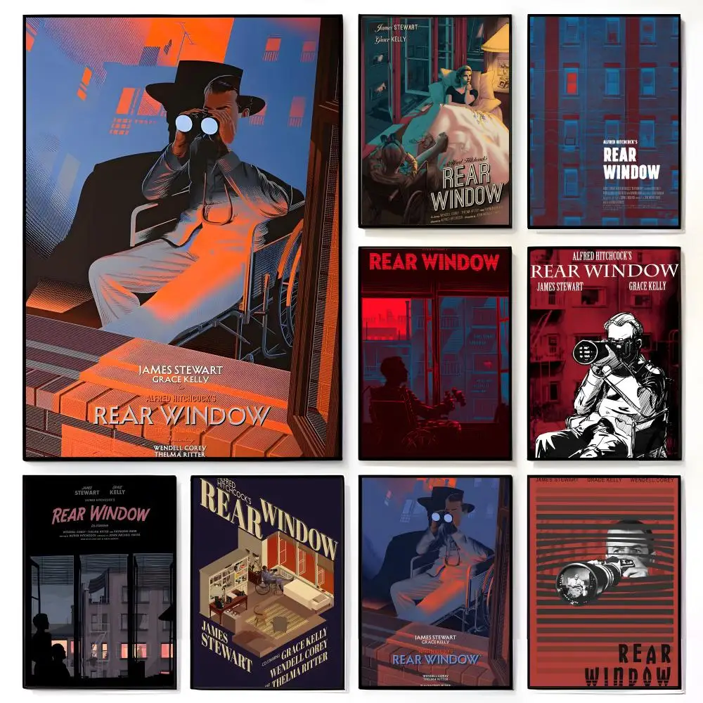 Suspense Film Rear Window Poster American Film Mural Home Childrens Room Wall Decor Print