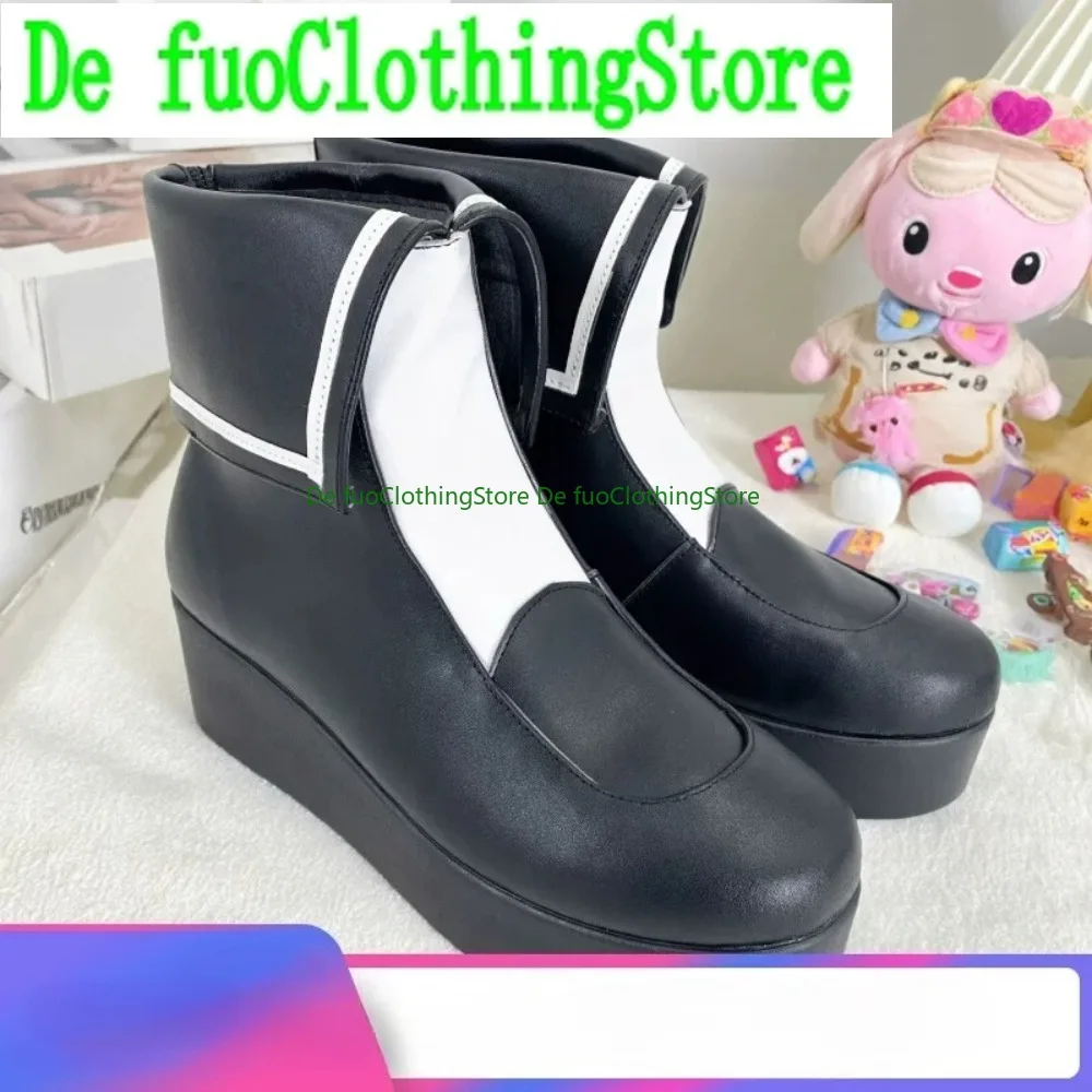 Customized Anime Shoes Magic Girl Witch Trial Ema Sakuraba Cosplay Shoes Halloween Party Carnival Exhibition Cosplay Boots