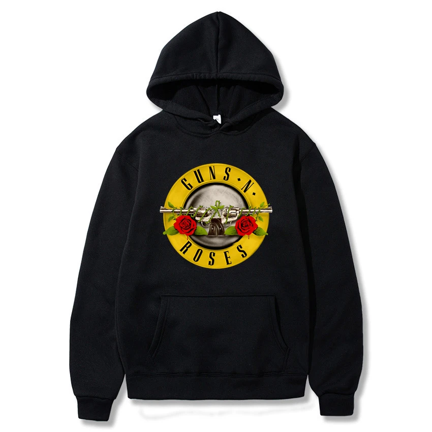 

Music Rock Band Hoodies Guns N' Roses Print Men Woman Streetwear Hoodie Sweatshirts Harajuku Pullovers Unisex Tracksuit Clothing