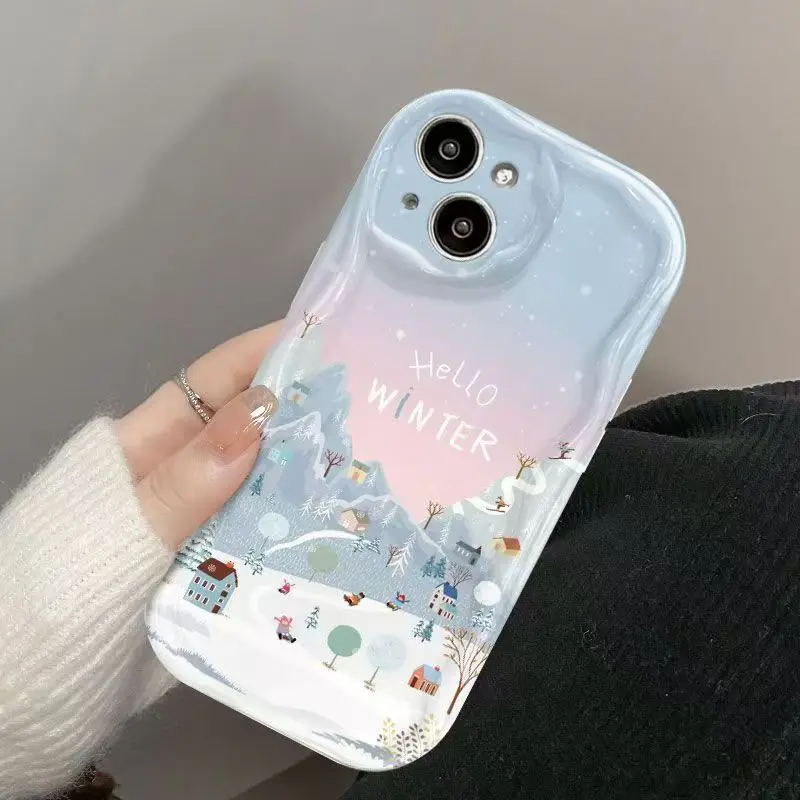 حافظة لهاتف آيفون 16 15 14 13 12 11 Plus ProMax 13 12 Mini X XS Max XR حافظة ناعمة مضادة للسقوط