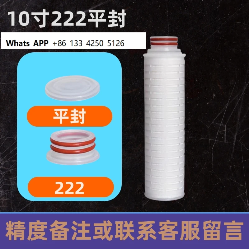 

PTFE 10 inch 222 flat sealed folding filter element PES hydrophilic hydrophobic precision microporous
