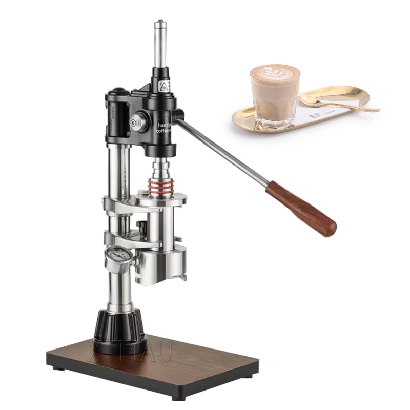 

Manual Espresso Maker Hand Press Coffee Machine Lever Coffee Machine With Pressure Gauge Coffee Machine