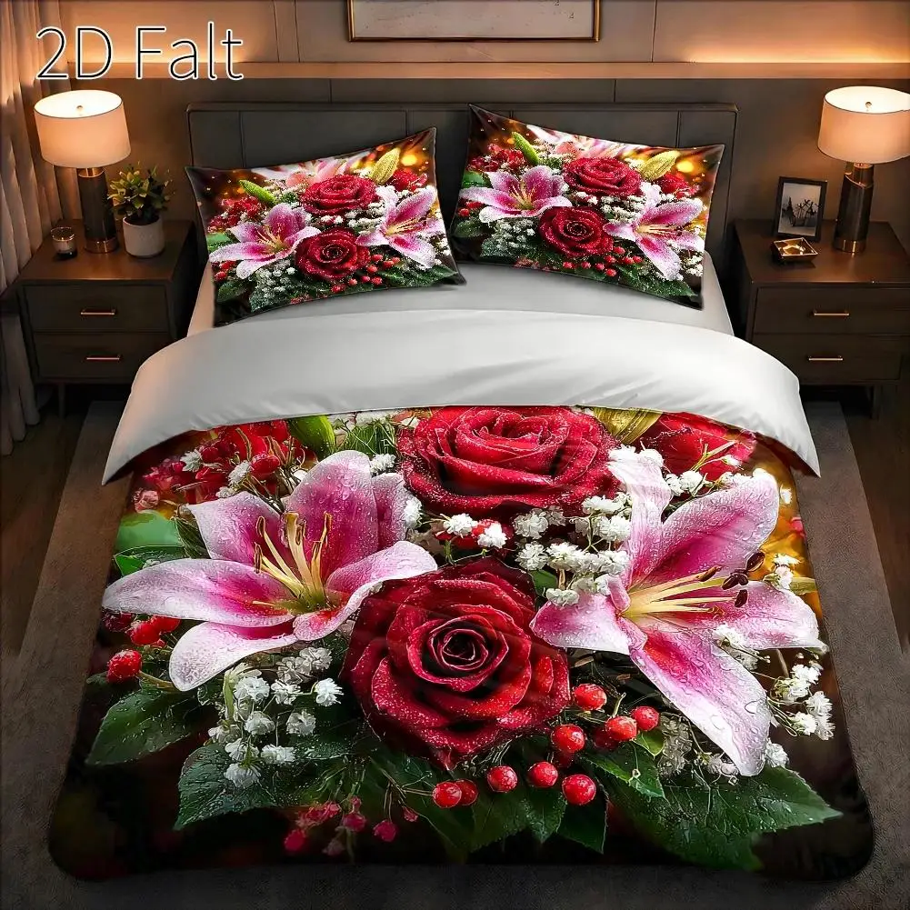 juego-de-ropa-de-cama-con-rosas-rojas-funda-de-edredon-floral-romantica-tamano-individual-o-king-para-mujeres-y-ninas-regalo-de-san-valentin-funda-de-edredon-de-microfibra-con-flores