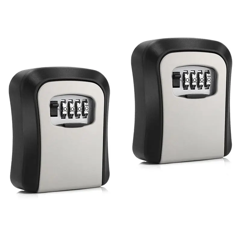 abzz-2pack-key-lock-box-set-combo-lock-wall-mount-secure-storage-for-outdoor-indoor