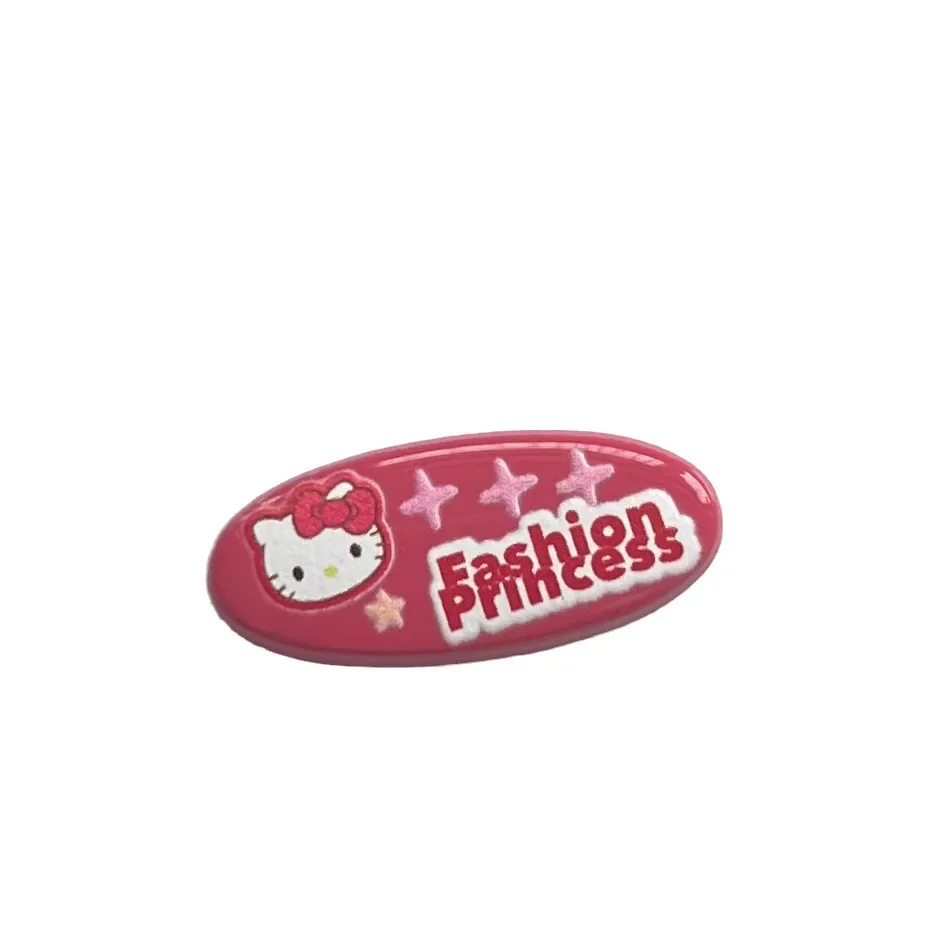 미니소 키티 만화 시리즈 만화 송진 플랫백 카보숑, DIY 공예 재료, 쥬얼리 제작 참, 5 개