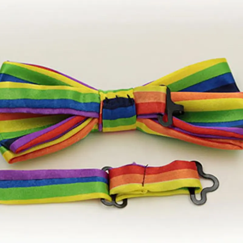 S1Y1 แฟชั่นสีสันสดใสลาย Bowties สำหรับเจ้าบ่าวผู้ชายผู้หญิงงานแต่งงาน